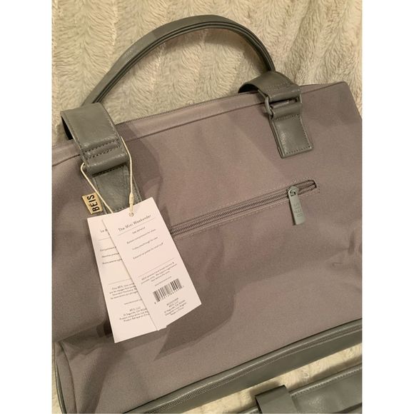 NWT Beis Convertible Mini Weekender in Grey - Picture 3 of 4